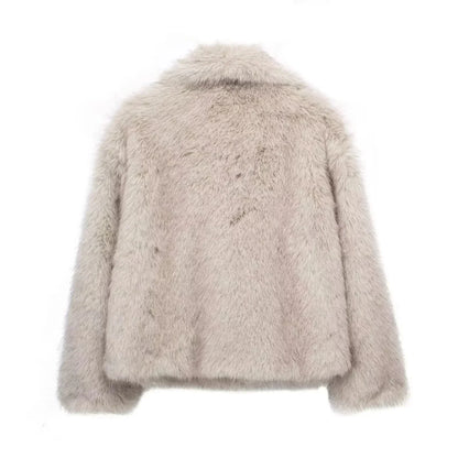 Harriet - Women's Faux Fur Lightweight Coat - photo 2