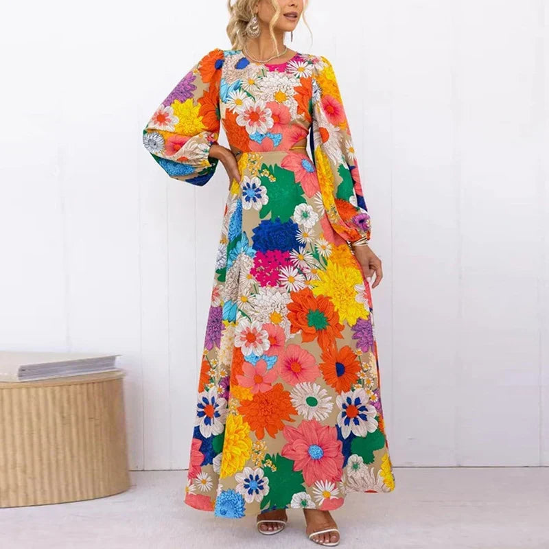 Sierra - Women's Floral Print Vacation Dress - photo 1