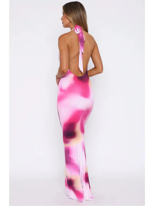 Freya - Women's Backless Party Dress - photo 1