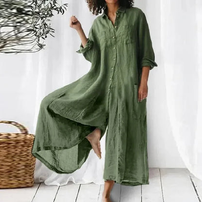 Coraline - Women's Shirt Maxi Dress