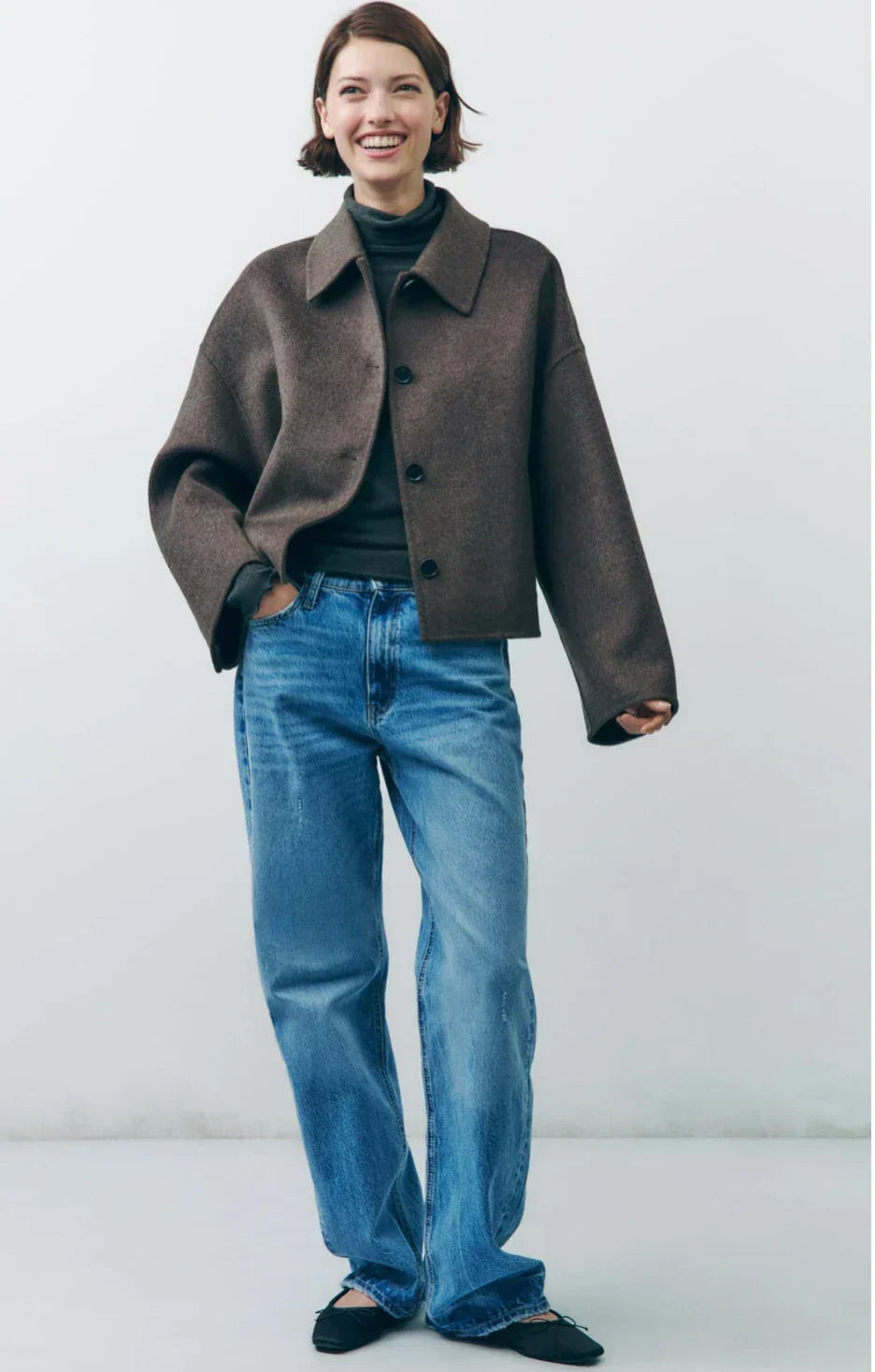 Eliane - Women's Pockets Winter Coat - photo 2