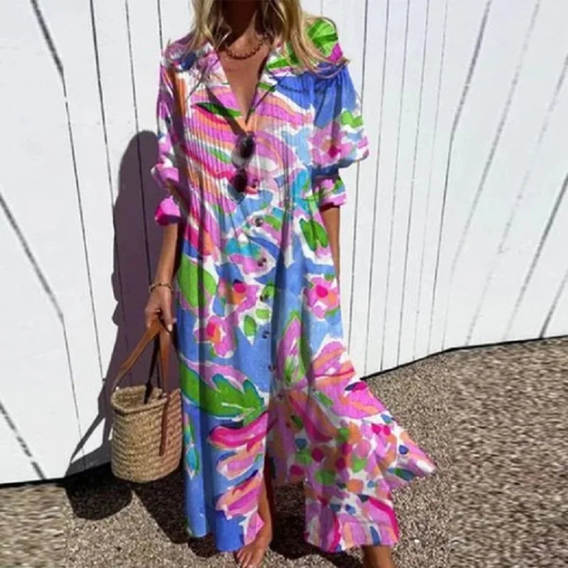 Lavinia - Women's Maxi Floral Dress - photo 3