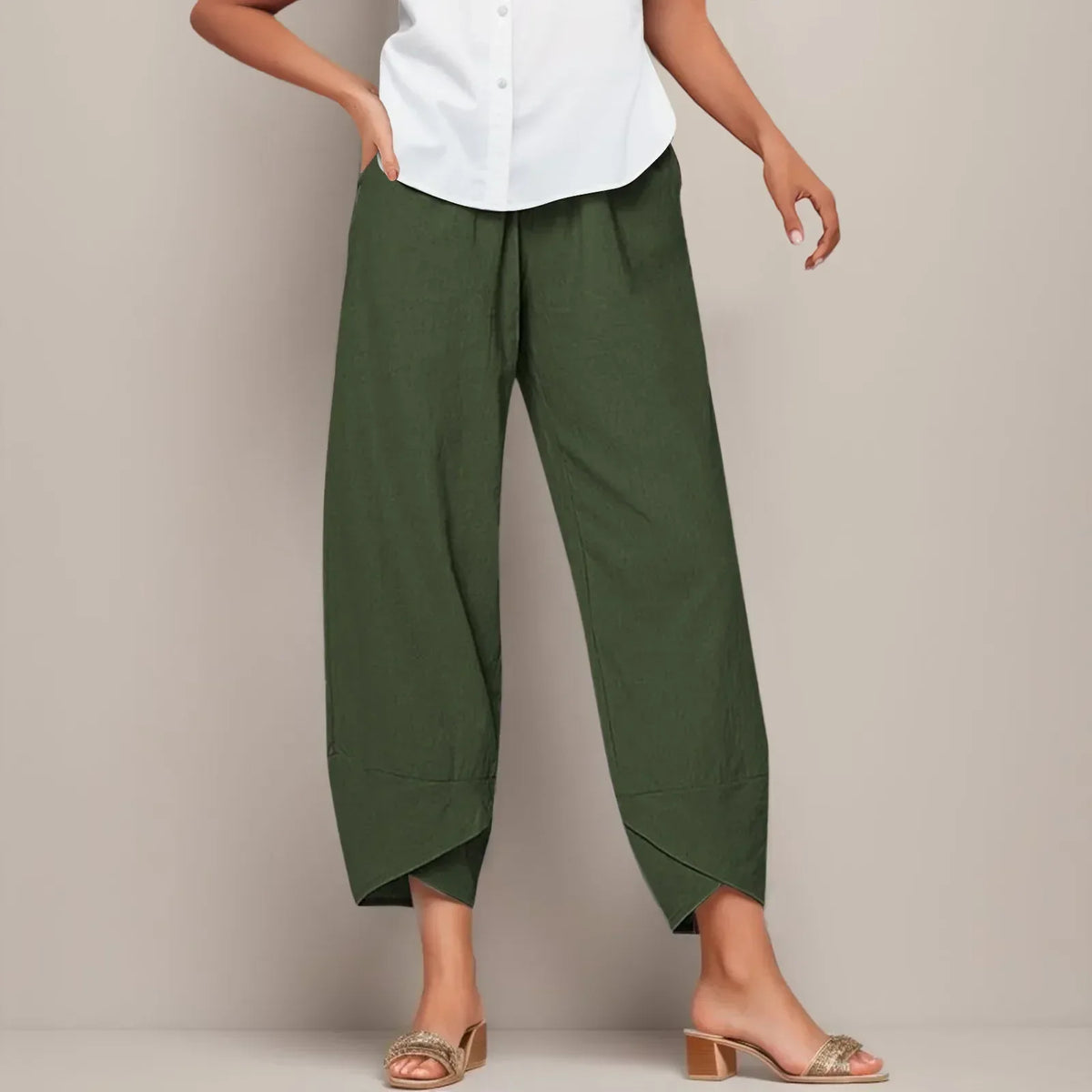 Aurelie - Women's Wide High Pants - photo 6