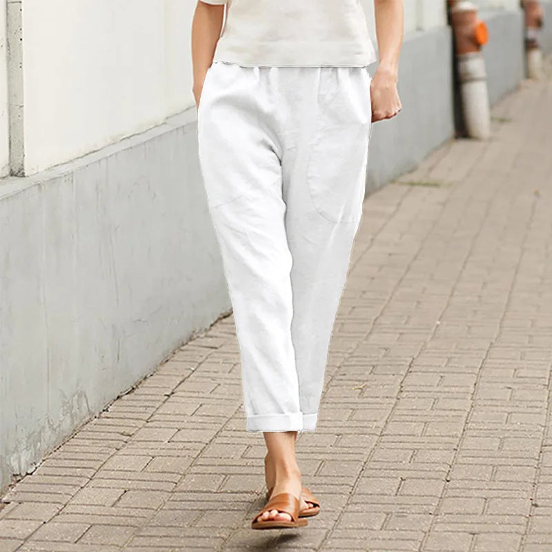 Alanna - Women's Loose Pocket Pants - photo 8