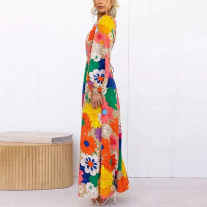 Sierra - Women's Floral Print Vacation Dress - photo 3