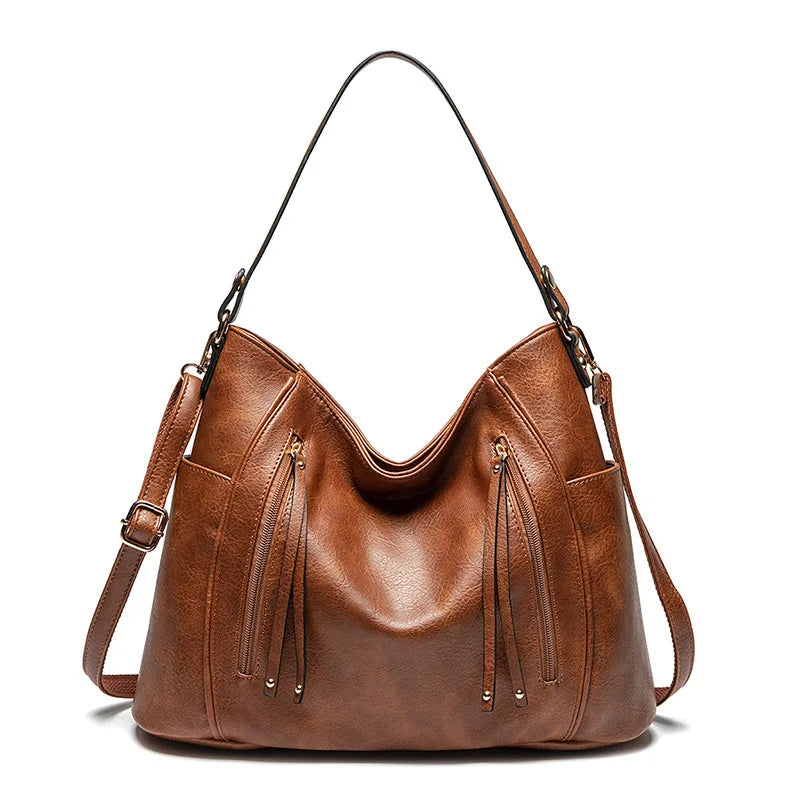 Perrine - Women's Leather Crossbody Strap Bag - photo 2