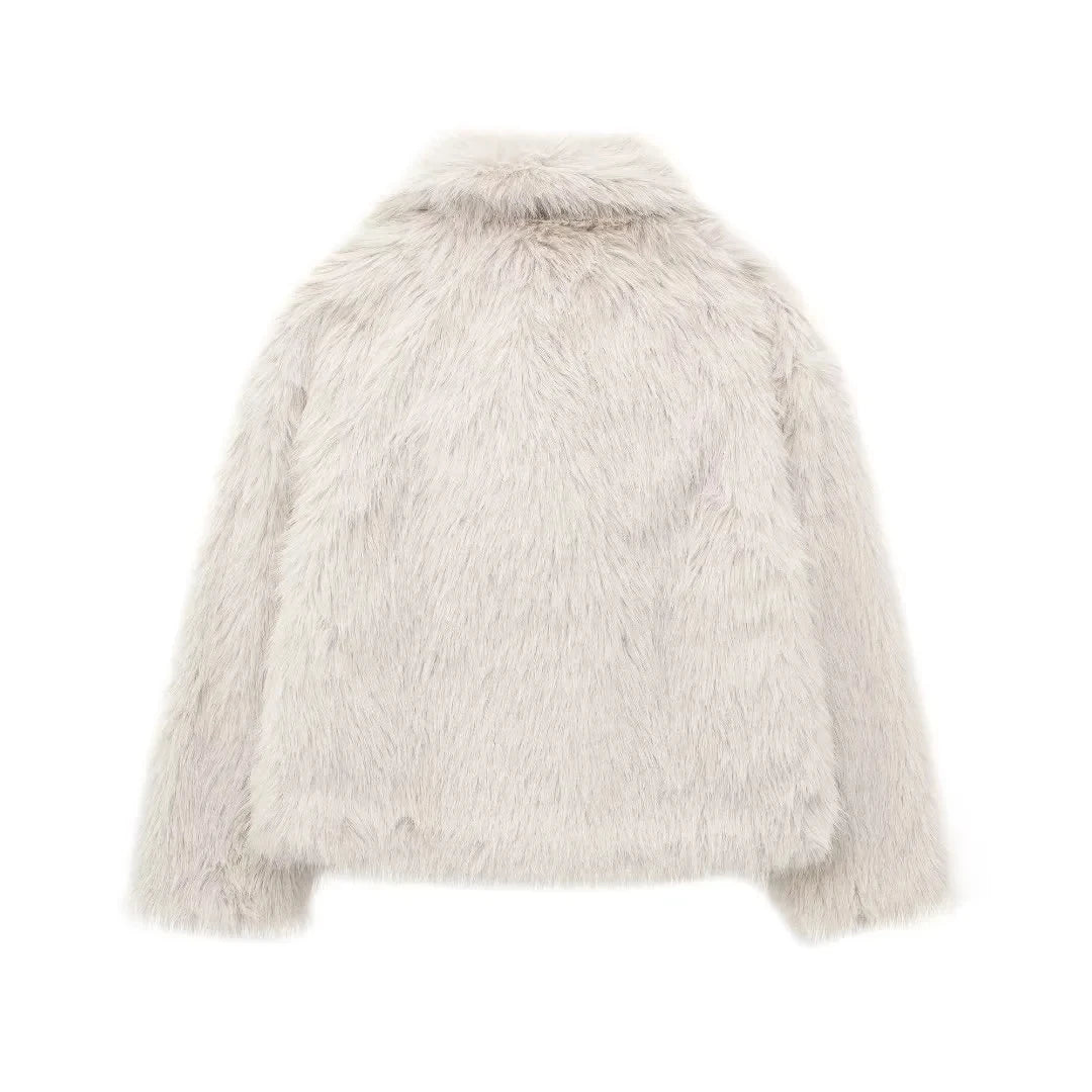 Harriet - Women's Faux Fur Lightweight Coat - photo 5
