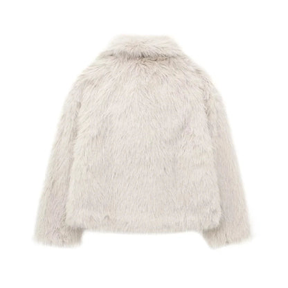 Harriet - Women's Faux Fur Lightweight Coat - photo 5