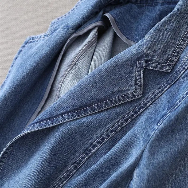 Katarina - Women's Denim Blazer - photo 4