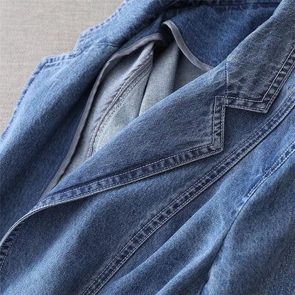 Katarina - Women's Denim Blazer - photo 4