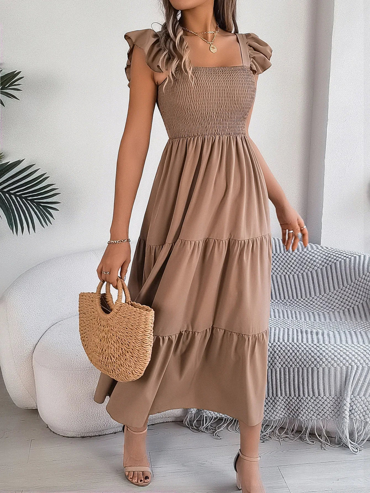Noor - Women's A-line Maxi Dress