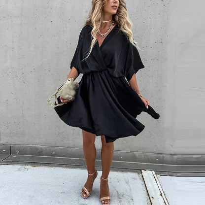 Stella - Women's Flowy Mini Dress - photo 9