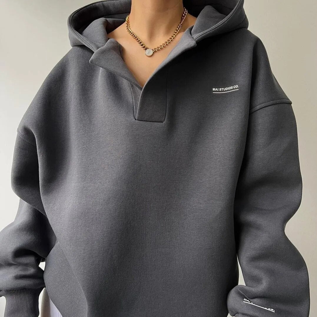 Saskia - Women's Long Oversized Hoodie - photo 3