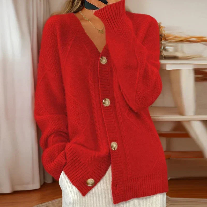 Eulalie - Women's Long Button-Down Cardigan - photo 3