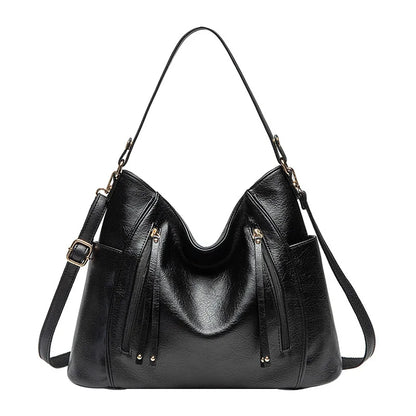 Perrine - Women's Leather Crossbody Strap Bag - photo 9