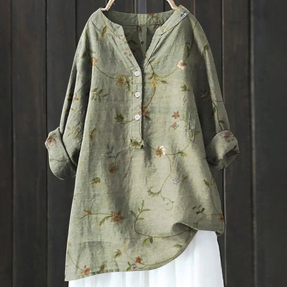 Women's Poppy – Chic Blouse with Floral Accents - photo 8