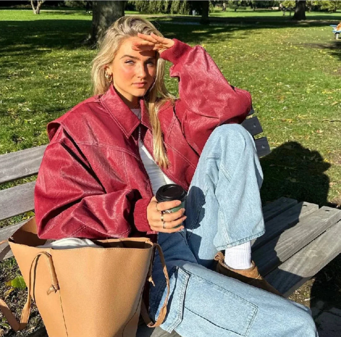 Cerys - Women's Pockets Oversized Jacket