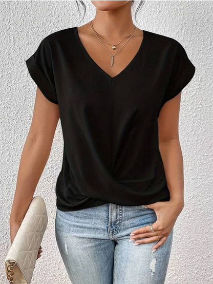 Saskia - Women's V-neck Medium Top