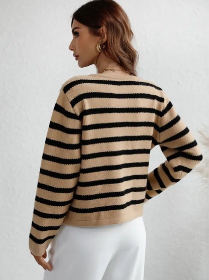 Anneliese - Women's Long Knitted Cardigan - photo 5