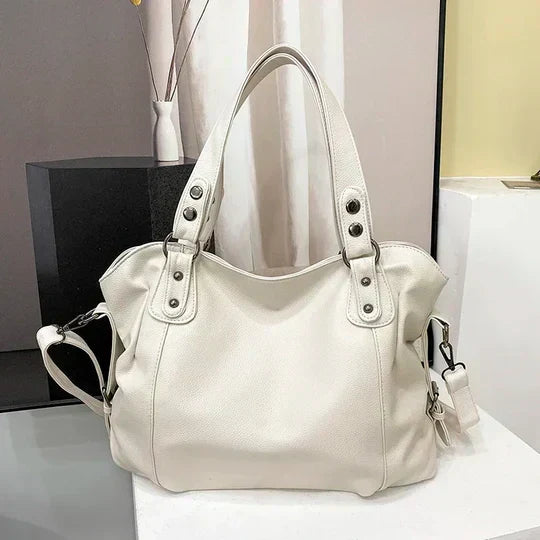 Oriane - Women's Leather Structured Bag - photo 3