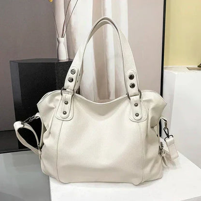 Oriane - Women's Leather Structured Bag - photo 3