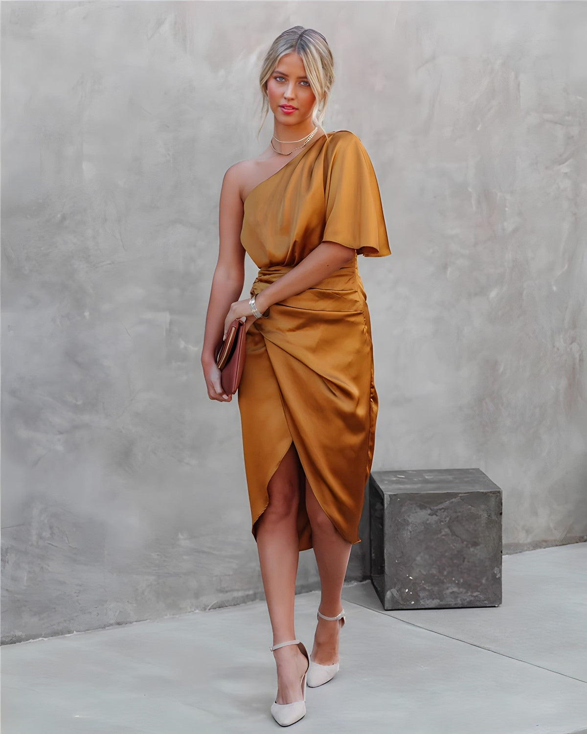 Nerissa - Women's Sheath Midi Dress