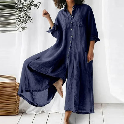 Coraline - Women's Shirt Maxi Dress