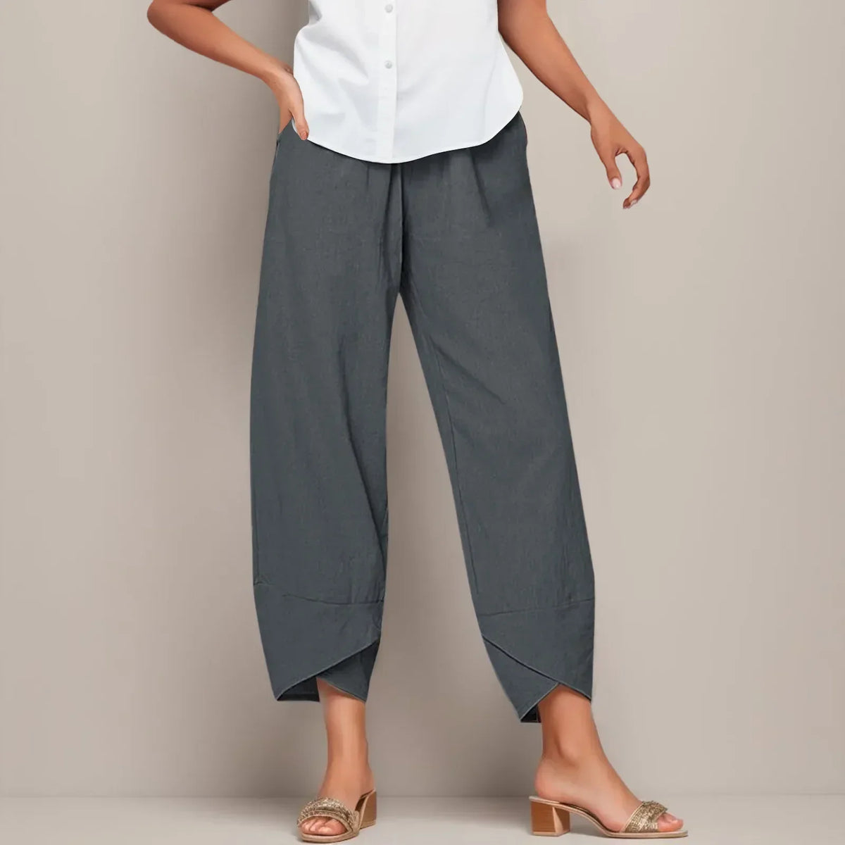 Aurelie - Women's Wide High Pants - photo 3