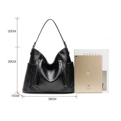 Perrine - Women's Leather Crossbody Strap Bag - photo 15