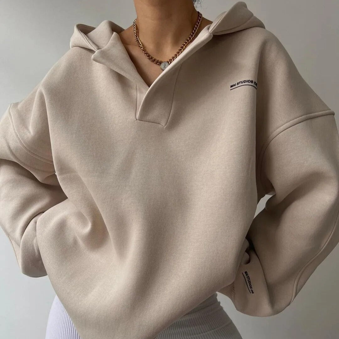 Saskia - Women's Long Oversized Hoodie - photo 2