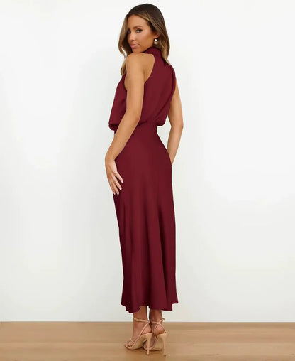 Berenice - Women's Midi Satin Dress - photo 22