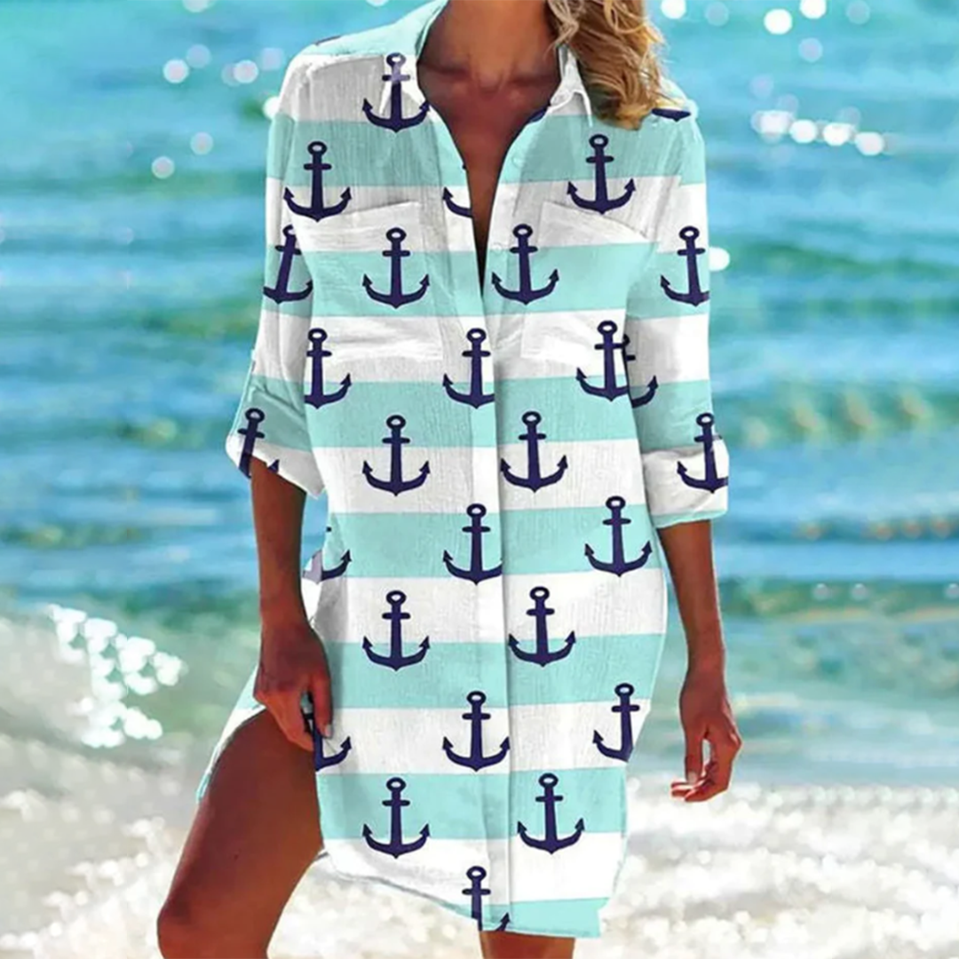 Paloma - Women's Shirt Midi Dress