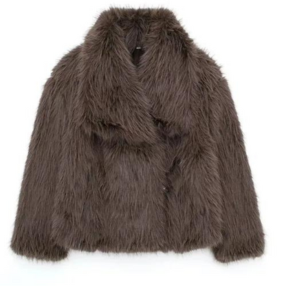 Harriet - Women's Faux Fur Lightweight Coat - photo 10