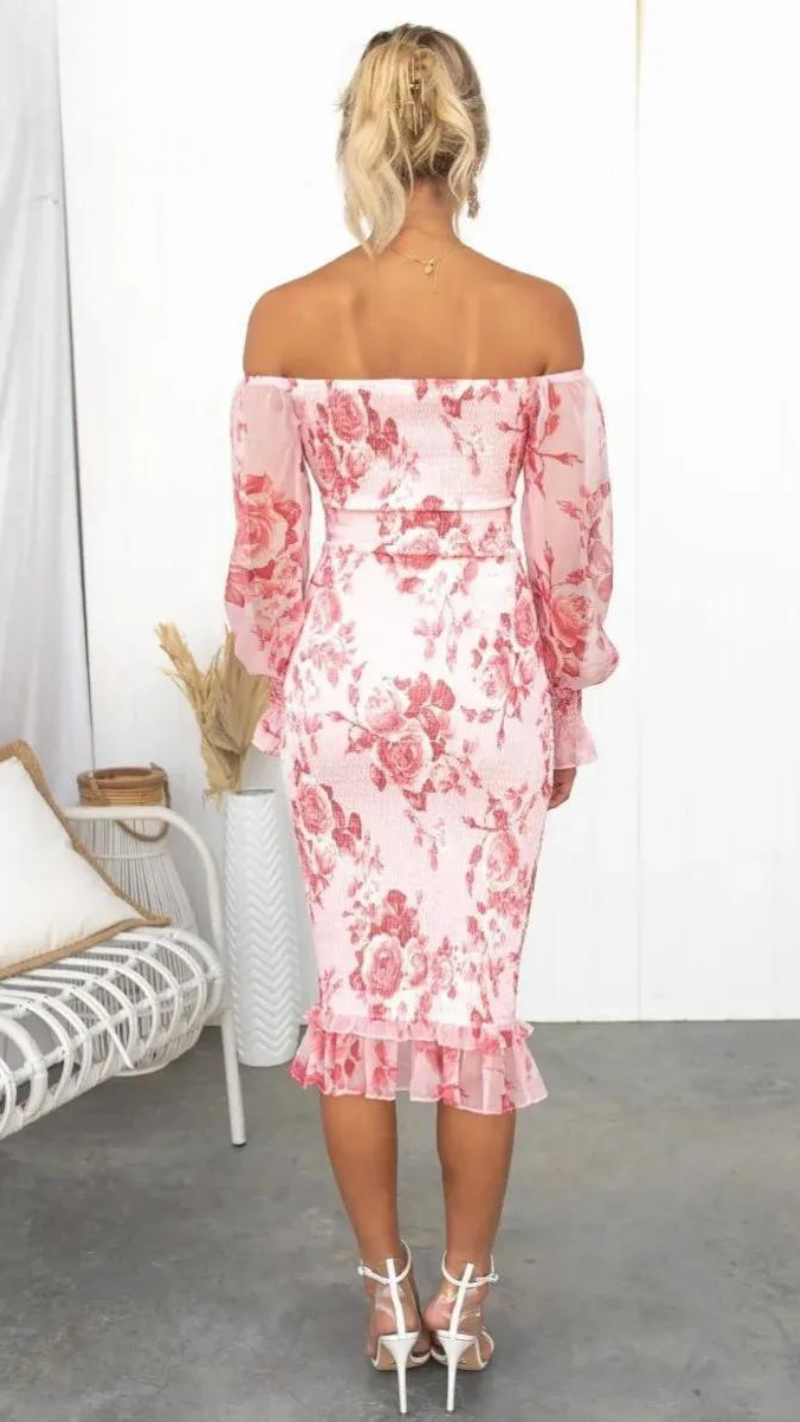 Maribel - Women's A-line Midi Dress - photo 7