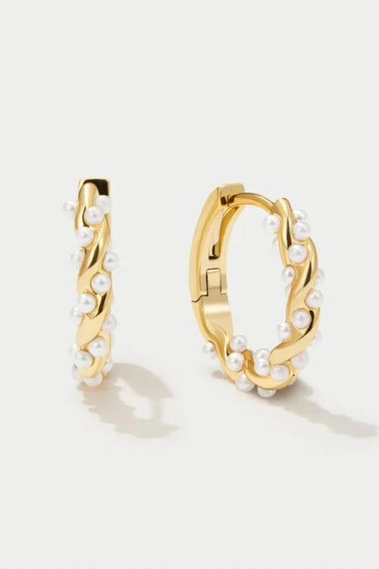 Zelda - Women's Brass Hoop Earrings