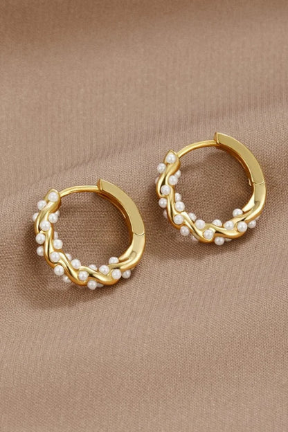 Zelda - Women's Brass Hoop Earrings