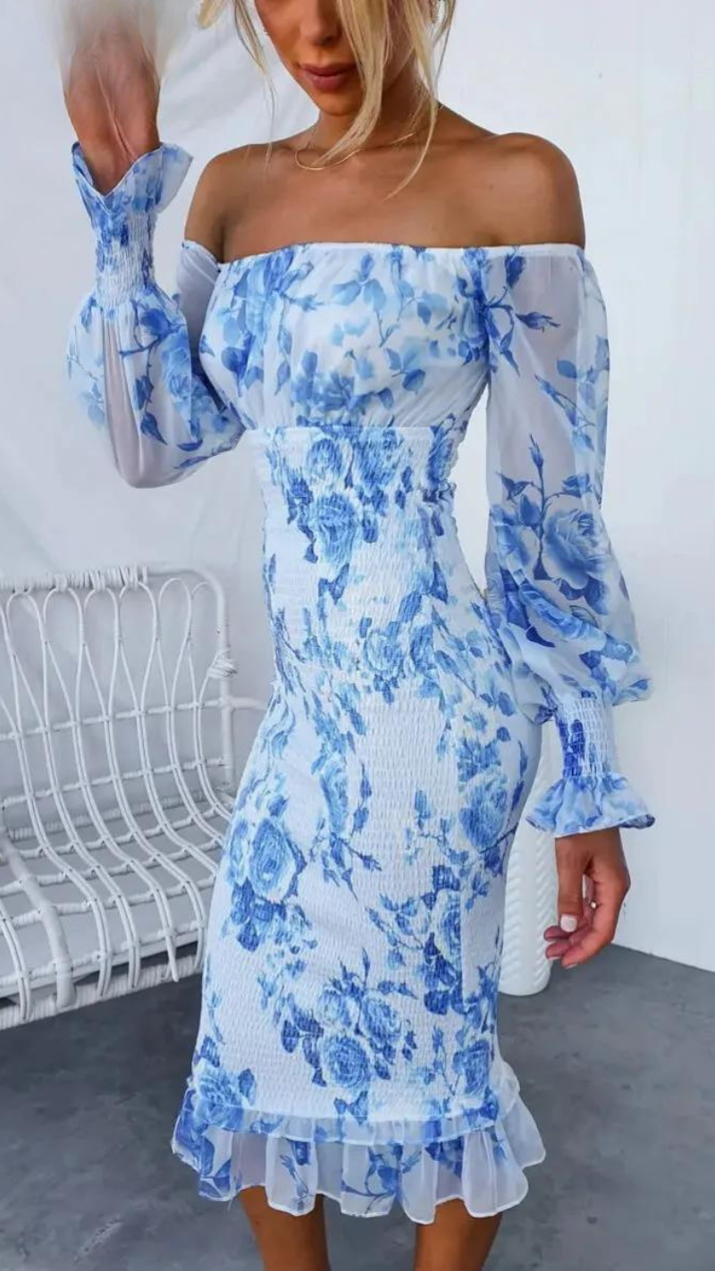 Maribel - Women's A-line Midi Dress - photo 9