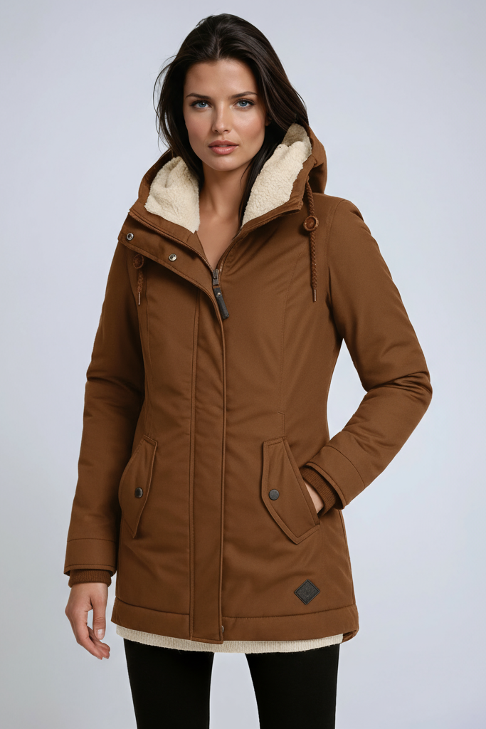 Frida - Women's Fleece Hooded Coat - photo 3