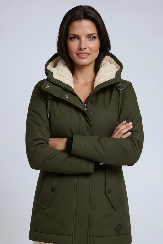 Frida - Women's Fleece Hooded Coat - photo 5
