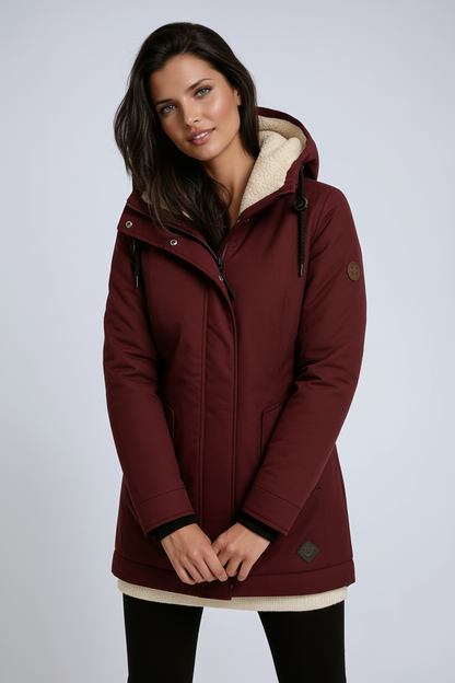 Frida - Women's Fleece Hooded Coat - photo 2