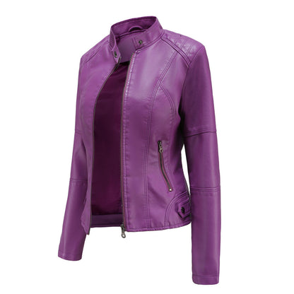 Tove - Women's Leather Tailored Jacket
