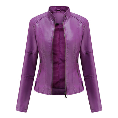 Tove - Women's Leather Tailored Jacket
