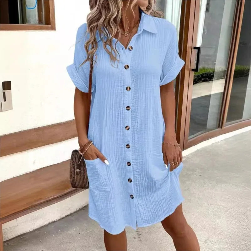 Annika - Women's Cotton Dress - photo 3