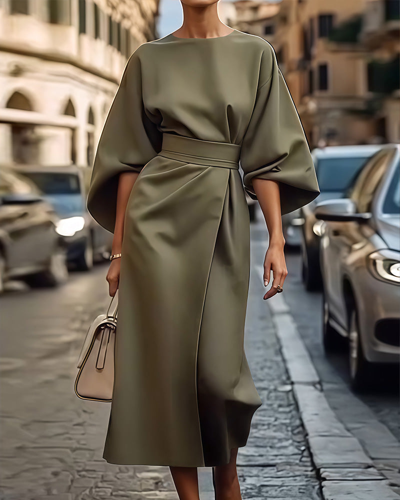 Blythe - Women's Satin Wrap Dress - photo 2