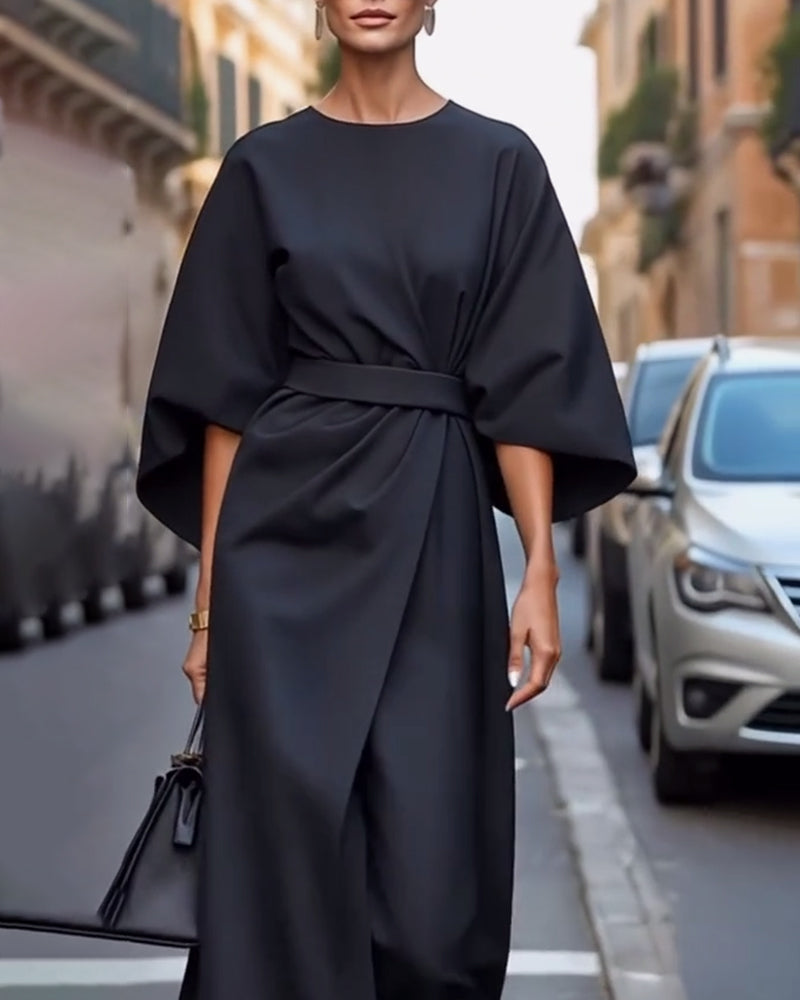 Blythe - Women's Satin Wrap Dress - photo 3