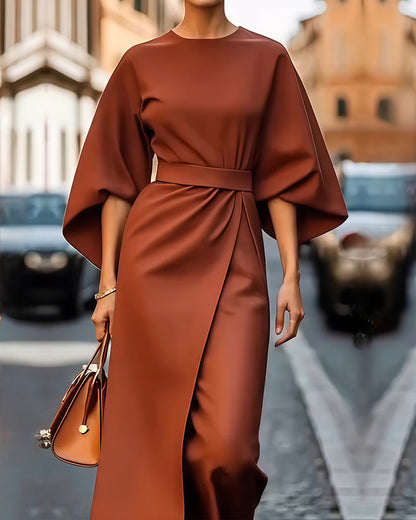 Blythe - Women's Satin Wrap Dress - photo 1