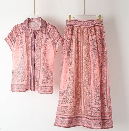 Anneliese - Women's Shirt Maxi Dress - photo 8