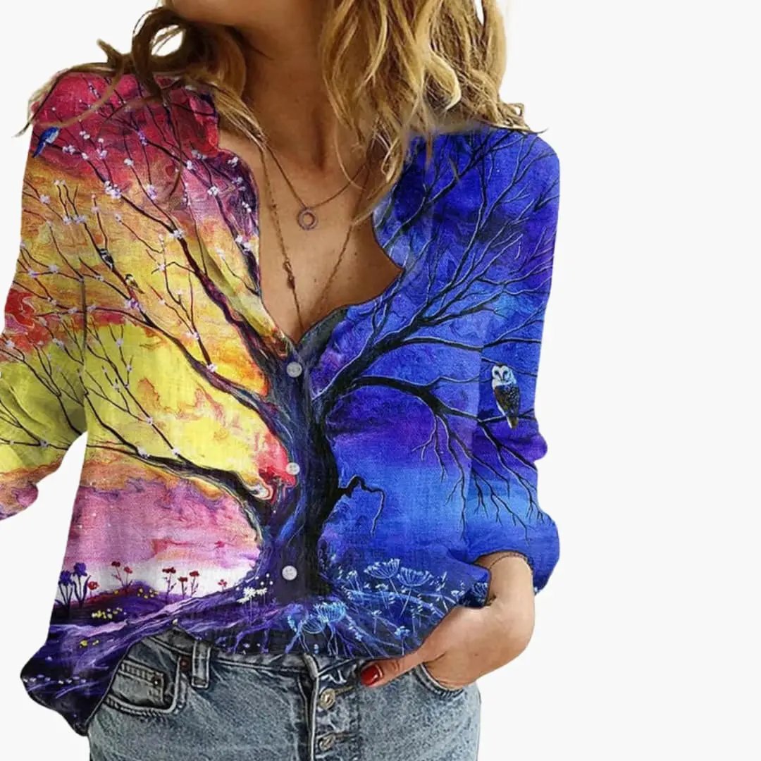 Ulla - Women's Silk Work Top - photo 12