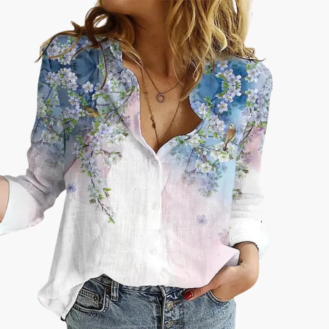 Ulla - Women's Silk Work Top - photo 11