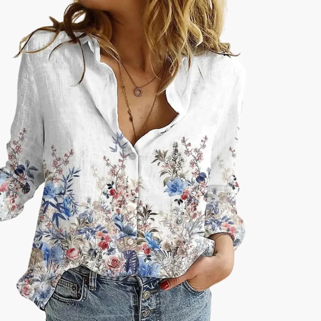 Ulla - Women's Silk Work Top - photo 10
